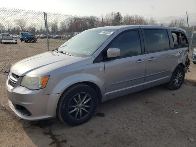 2C4RDGBG0ER226664 - 2014 DODGE GRAND CARA SE SILVER photo 1