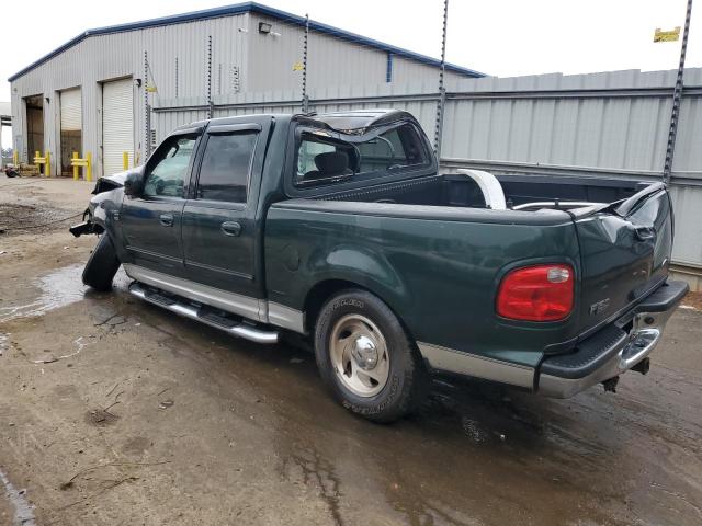 1FTRW07653KC50780 - 2003 FORD F150 SUPERCREW GREEN photo 2