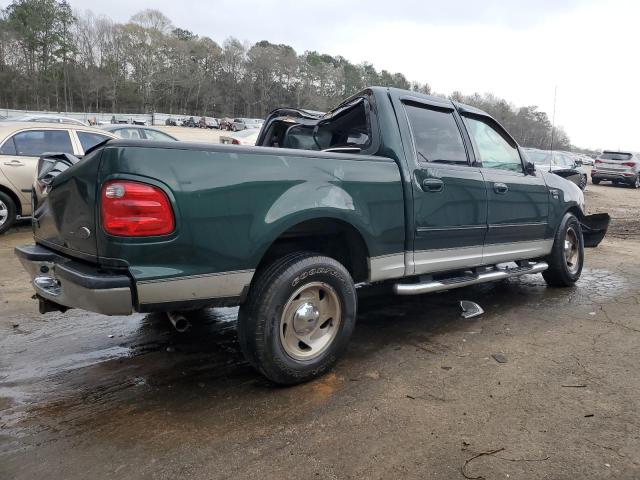 1FTRW07653KC50780 - 2003 FORD F150 SUPERCREW GREEN photo 3