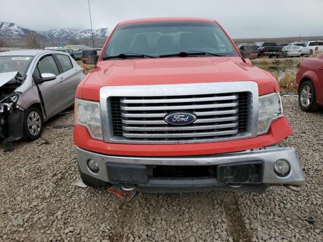 1FTFW1ET1BFD12684 - 2011 FORD F150 SUPERCREW RED photo 5