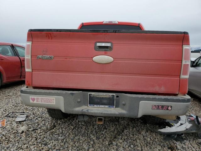 1FTFW1ET1BFD12684 - 2011 FORD F150 SUPERCREW RED photo 6