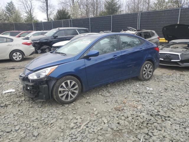 KMHCT4AEXHU282573 - 2017 HYUNDAI ACCENT SE BLUE photo 1