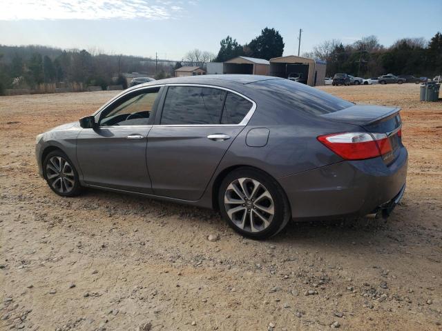 1HGCR2F59DA107809 - 2013 HONDA ACCORD SPORT GRAY photo 2