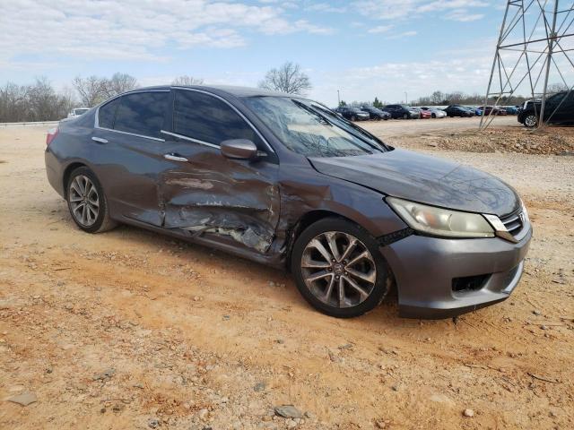 1HGCR2F59DA107809 - 2013 HONDA ACCORD SPORT GRAY photo 4