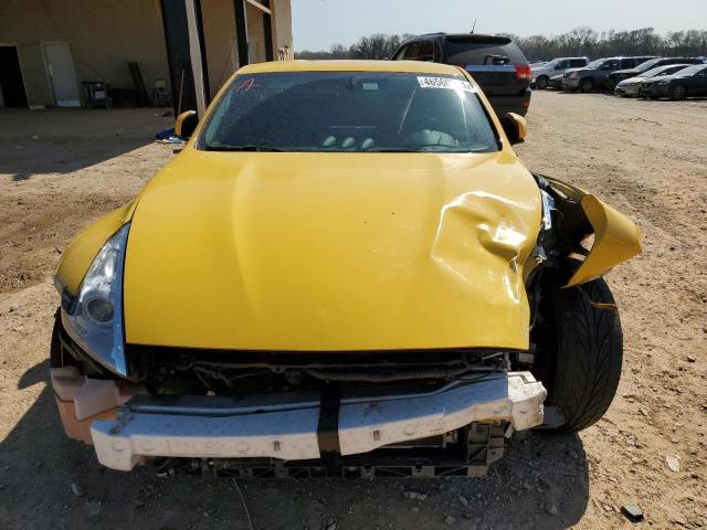 JN1AZ44E69M401391 - 2009 NISSAN 370Z YELLOW photo 5