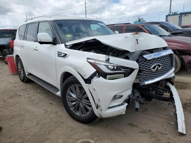 JN8AZ2AF4M9716320 - 2021 INFINITI QX80 LUXE WHITE photo 4