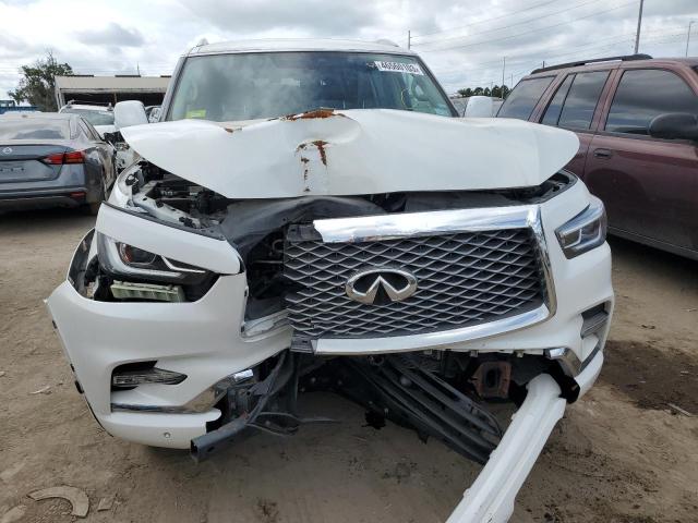 JN8AZ2AF4M9716320 - 2021 INFINITI QX80 LUXE WHITE photo 5