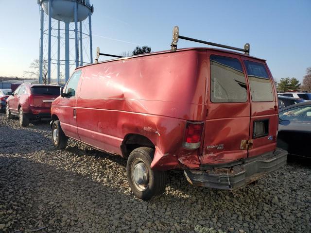 1FTHE24Y6THA26091 - 1996 FORD ECONOLINE E250 VAN RED photo 2