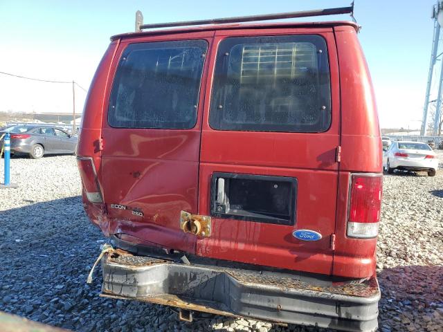 1FTHE24Y6THA26091 - 1996 FORD ECONOLINE E250 VAN RED photo 6