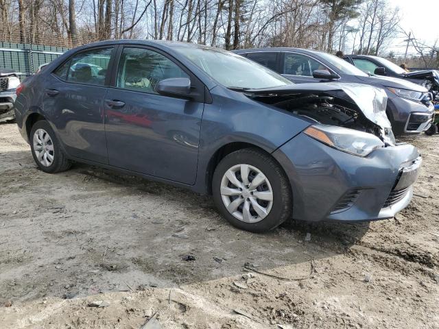 2T1BURHE7FC476617 - 2015 TOYOTA COROLLA L GRAY photo 4