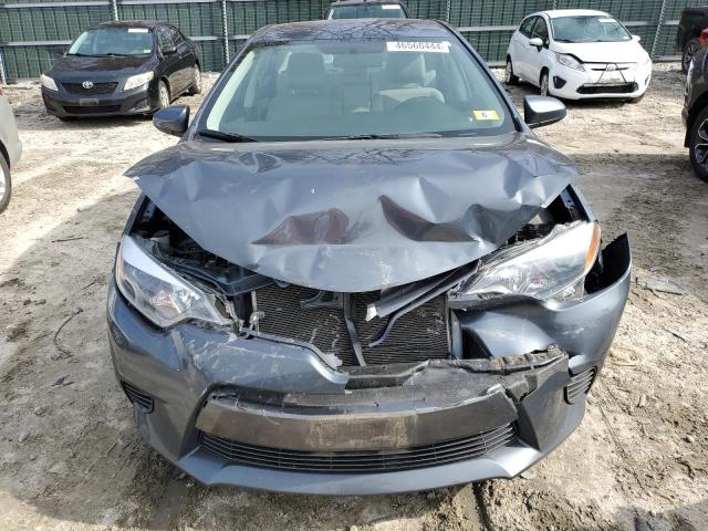 2T1BURHE7FC476617 - 2015 TOYOTA COROLLA L GRAY photo 5