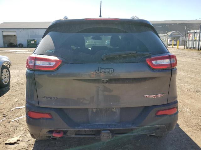 1C4PJMBS4EW139134 - 2014 JEEP CHEROKEE TRAILHAWK ნაცრისფერი ფოტო 6