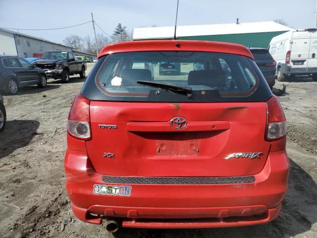 2T1KR32E34C206787 - 2004 TOYOTA COROLLA MA XR RED photo 6
