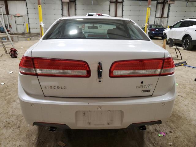 3LNHL2JC7BR776476 - 2011 LINCOLN MKZ WHITE photo 6