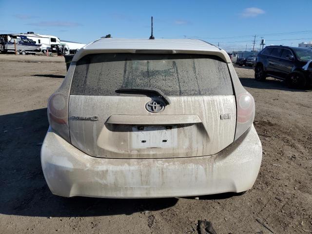 JTDKDTB31C1014364 - 2012 TOYOTA PRIUS C WHITE photo 6