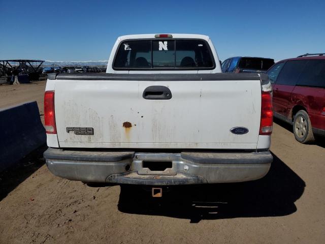 3FTNW21F61MA04779 - 2001 FORD F250 SUPER DUTY WHITE photo 6