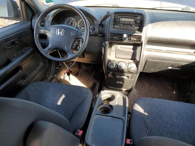 JHLRD78535C050596 - 2005 HONDA CR-V LX BLUE photo 8