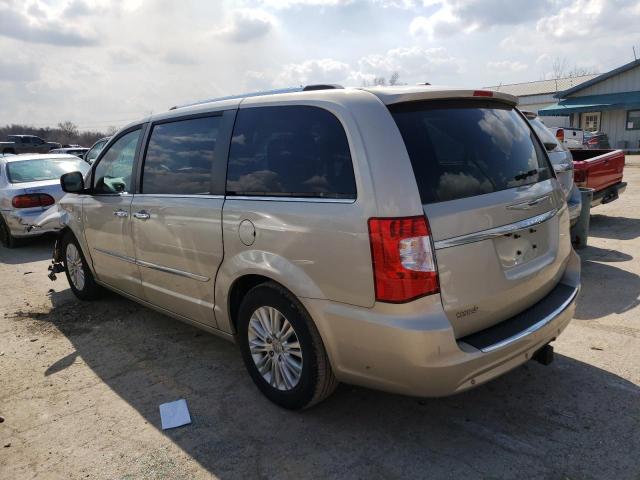 2C4RC1GG0DR534490 - 2013 CHRYSLER TOWN & COU LIMITED GOLD photo 2