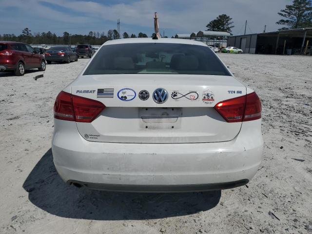 1VWBN7A3XEC108267 - 2014 VOLKSWAGEN PASSAT SE WHITE photo 6