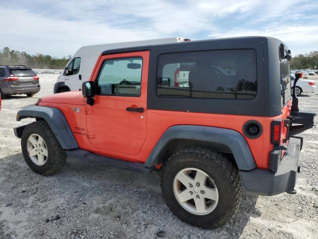 1C4AJWAG7DL681875 - 2013 JEEP WRANGLER SPORT RED photo 2