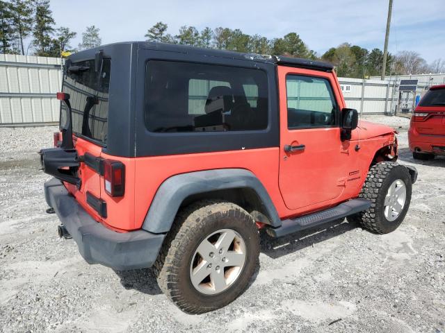 1C4AJWAG7DL681875 - 2013 JEEP WRANGLER SPORT RED photo 3