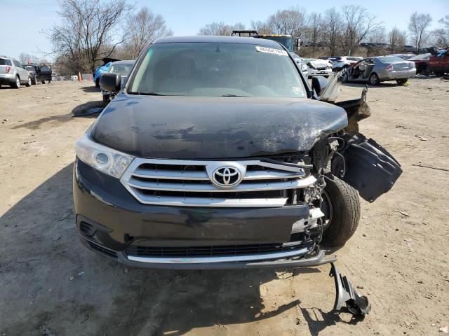 5TDZA3EH4DS036166 - 2013 TOYOTA HIGHLANDER BASE BLACK photo 5