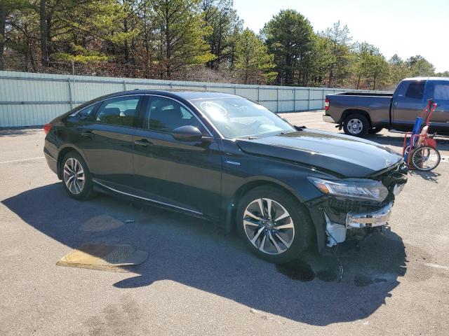 1HGCV3F44JA002793 - 2018 HONDA ACCORD HYBRID EX BLACK photo 4