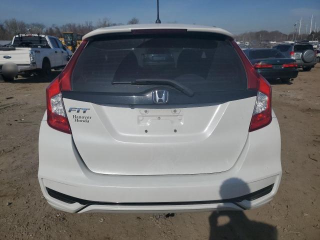 3HGGK5H41KM737559 - 2019 HONDA FIT LX WHITE photo 6