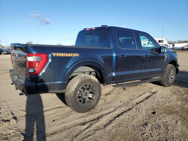 1FTEW1E88PFC62848 - 2023 FORD F150 SUPERCREW BLUE photo 3