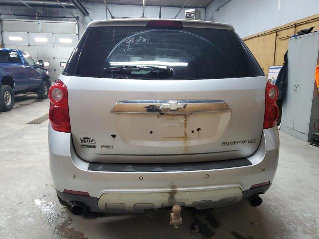 2GNFLGE56C6144671 - 2012 CHEVROLET EQUINOX LTZ SILVER photo 6