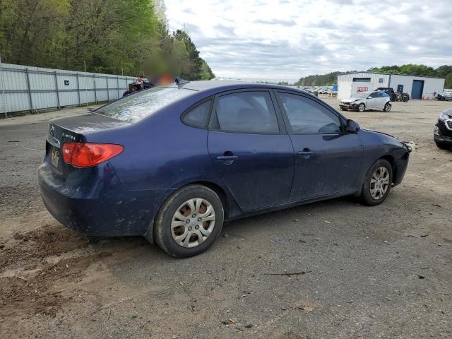 KMHDU4AD1AU994632 - 2010 HYUNDAI ELANTRA BLUE BLUE photo 3