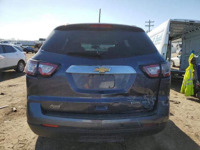 1GNKRFKD5DJ117064 - 2013 CHEVROLET TRAVERSE LS BLUE photo 6