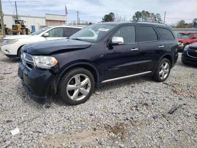 1C4SDJET0DC552690 - 2013 DODGE DURANGO CITADEL BLACK photo 1