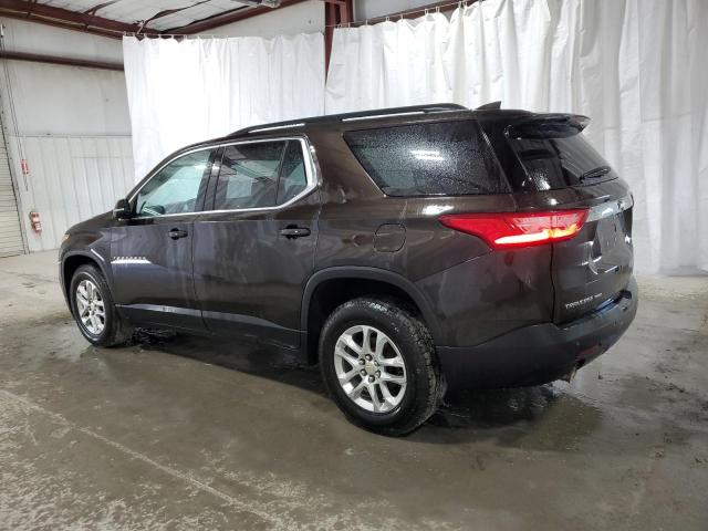 1GNEVGKW2KJ214056 - 2019 CHEVROLET TRAVERSE LT BROWN photo 2