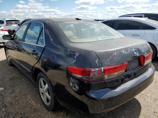 1HGCM56824A134537 - 2004 HONDA ACCORD EX BLACK photo 2