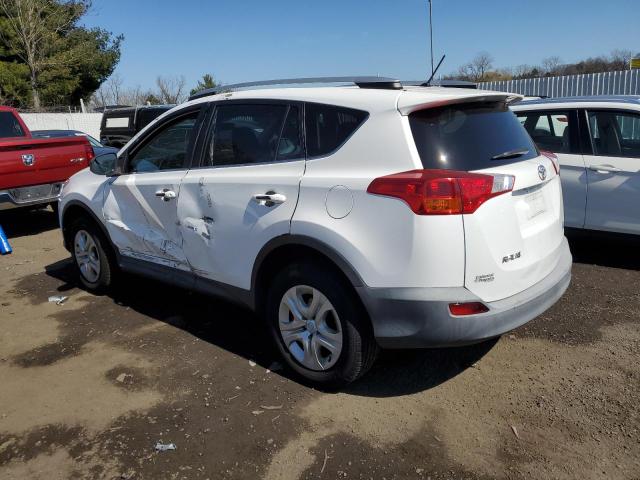 2T3BFREV1EW134745 - 2014 TOYOTA RAV4 LE WHITE photo 2