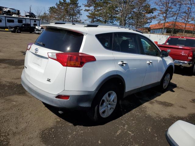 2T3BFREV1EW134745 - 2014 TOYOTA RAV4 LE WHITE photo 3