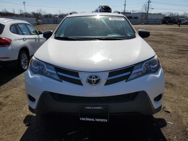 2T3BFREV1EW134745 - 2014 TOYOTA RAV4 LE WHITE photo 5