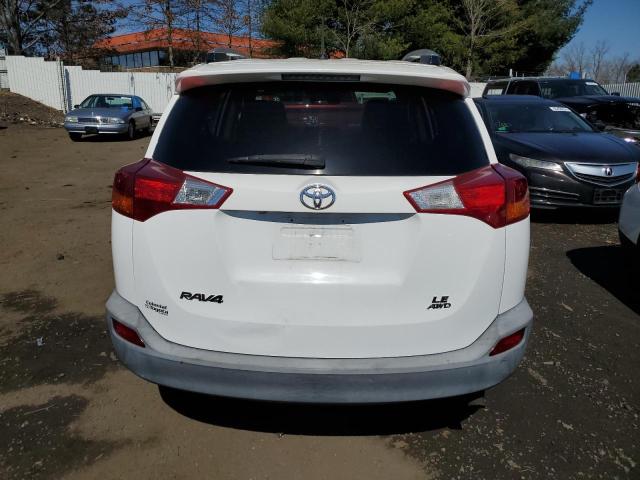 2T3BFREV1EW134745 - 2014 TOYOTA RAV4 LE WHITE photo 6