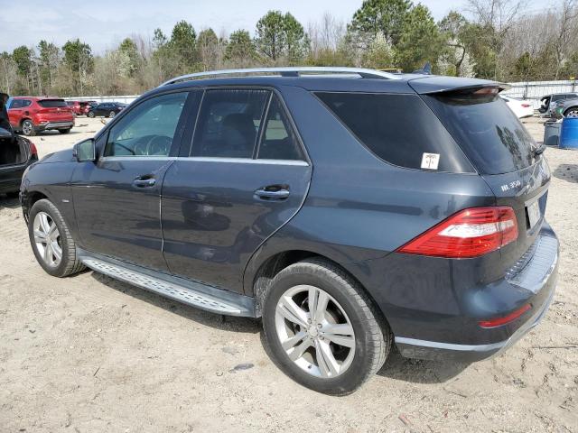4JGDA5HB4CA016939 - 2012 MERCEDES-BENZ ML 350 4MATIC GRAY photo 2