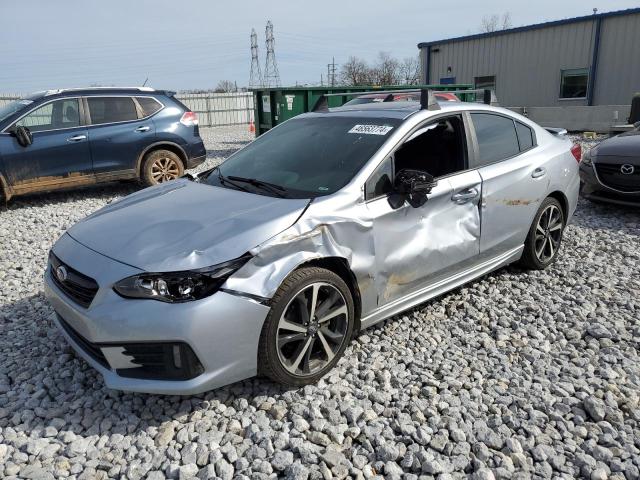 4S3GKAM63L3605758 - 2020 SUBARU IMPREZA SPORT SILVER photo 1