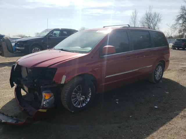 2C4RC1CG6DR641520 - 2013 CHRYSLER TOWN & COU TOURING L RED photo 1