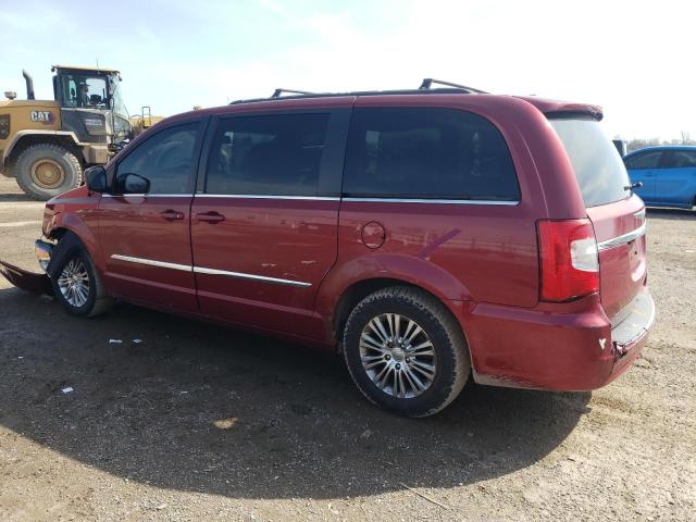 2C4RC1CG6DR641520 - 2013 CHRYSLER TOWN & COU TOURING L RED photo 2