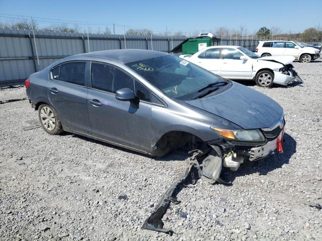 19XFB2F53CE032178 - 2012 HONDA CIVIC LX GRAY photo 4