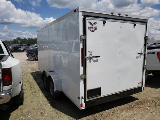 7NGBE1628ND000259 - 2022 PATR TRAILER WHITE photo 3