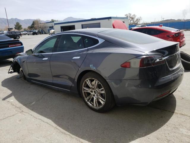 5YJSA1E29MF425729 - 2021 TESLA MODEL S GRAY photo 2