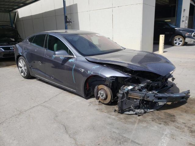 5YJSA1E29MF425729 - 2021 TESLA MODEL S 灰色 照片 4