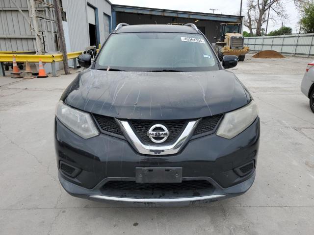 KNMAT2MTXGP717437 - 2016 NISSAN ROGUE S BLACK photo 5