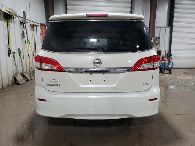 JN8AE2KP2D9070259 - 2013 NISSAN QUEST S WHITE photo 6