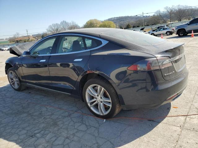 5YJSA1H19EFP30460 - 2014 TESLA MODEL S BLACK photo 2